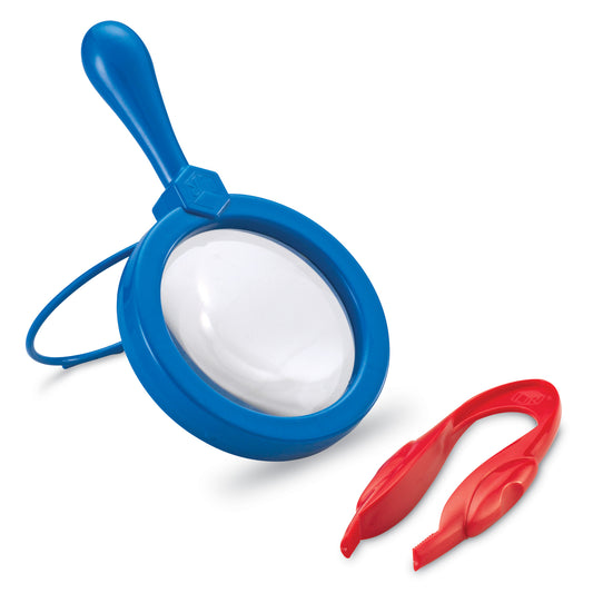 Large Magnifier & Tweezer Set