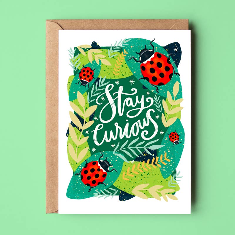 'Stay Curious' Greetings Card