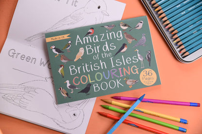 Amazing Birds of the British Isles Colouring Book