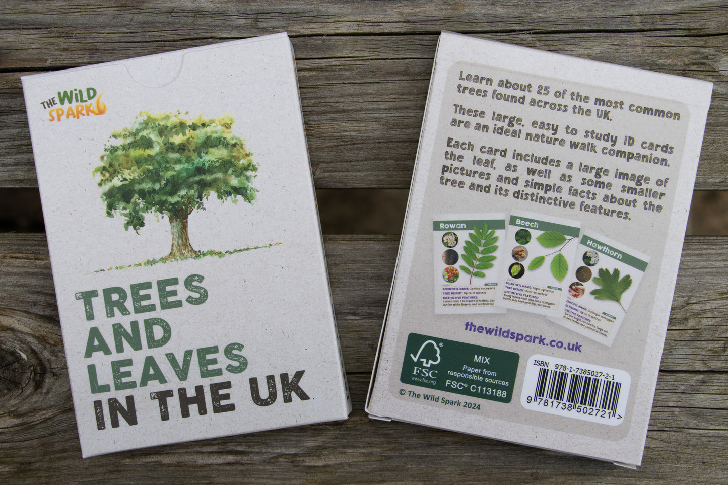 Trees And Leaves In The UK - ID Cards