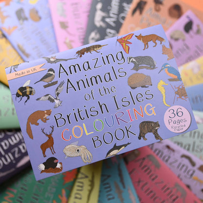 Amazing Animals of the British Isles Colouring Book